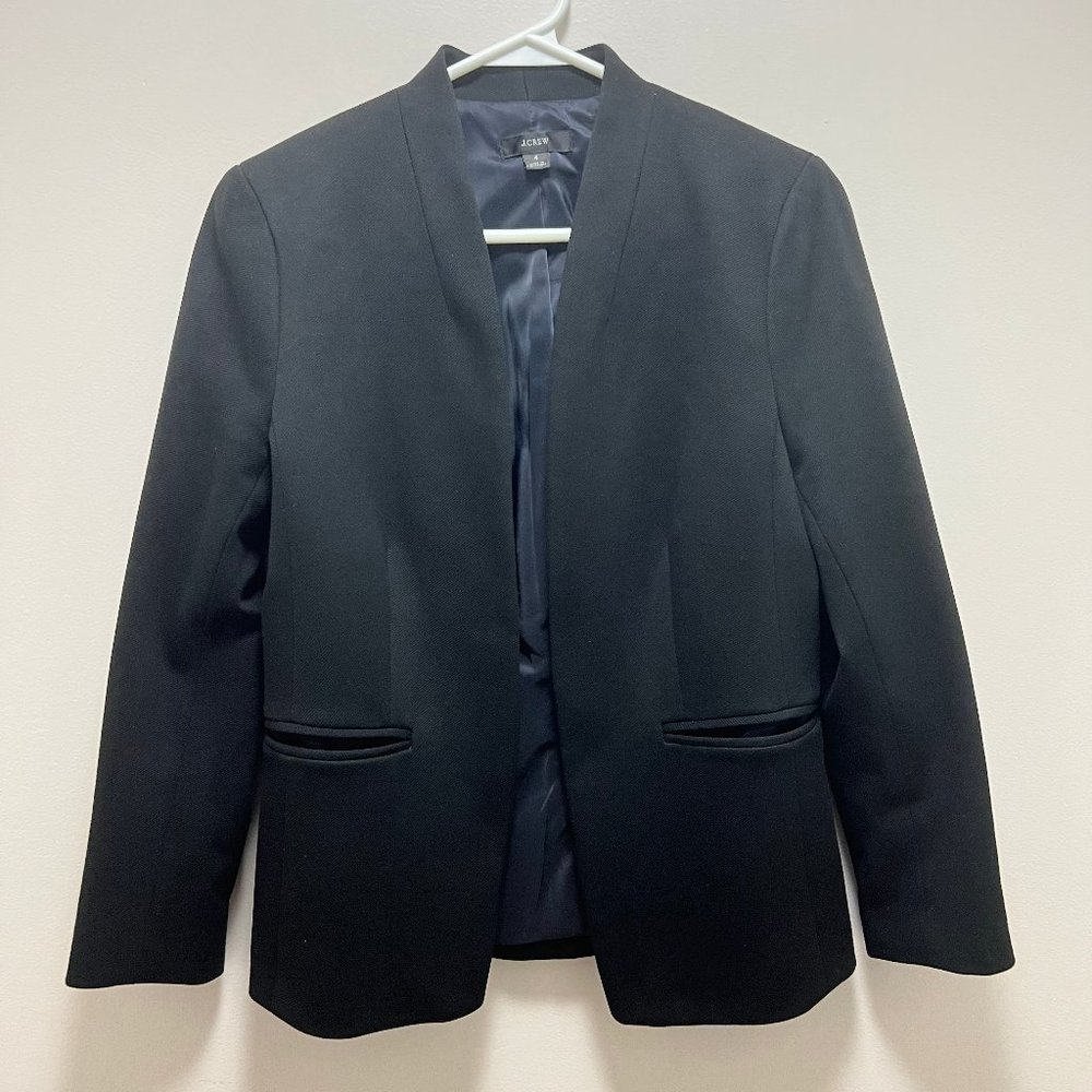 J. Crew Black Suit Jacket Size 4
